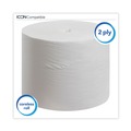  | Scott 07001 2-Ply Septic Safe Essential Extra Soft Coreless Standard Roll Bath Tissue - White (36/Carton) image number 2