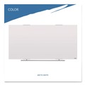 White Boards | Iceberg 31160 Clarity 72 in. x 36 in. Glass Dry Erase Board with Aluminum Trim - White Surface image number 6