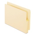 File Folders | Pendaflex 12812 3.5 in. Expansion Letter Size Manila Drop Front Shelf File Pockets with Rip-Proof-Tape Gusset Top - Manila (25/Box) image number 1