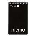 Notebooks & Pads | Mead 45354 3 x 5 Sheets (60) Wirebound Medium/College Rule Memo Pad with Wall-Hanger Eyelet - Randomly Assorted Cover Colors/White Sheets image number 0