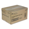 Food Trays, Containers, and Lids | Pactiv Corp. D3T 7.75 in. x 5.1 in. x 2.1 in. 3 lbs. Paperboard Food Tray - Red/White (500/Carton) image number 3