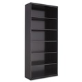 Office Filing Cabinets & Shelves | Tennsco B-78-BLK 34.5 in. x 13.5 in. x 78 in. Six-Shelf Metal Bookcase - Black image number 1