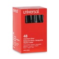 Pens | Universal UNV15533 1 mm Comfort Grip Retractable Ballpoint Pens - Medium, Black (48/Pack) image number 0