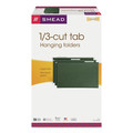 File Folders | Smead 64135 Legal Size 1/3-Cut Tabs Hanging Folders - Standard Green (25/Box) image number 0