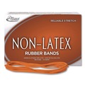 Rubber Bands | Alliance 37176 1 lbs. Box Size 117B 0.04 in. Gauge Non-Latex Rubber Bands - Orange (1-Box) image number 0