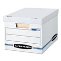 Boxes & Bins | Bankers Box 0070333 STOR/FILE 12 in. x 16.25 in. x 10.5 in. Basic-Duty Storage Boxes - White (20/Carton) image number 0
