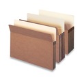 File Folders | Smead 73214 1.75 in. Expansion Letter Size Drop Front File Pockets - Redrope (25/Box) image number 3