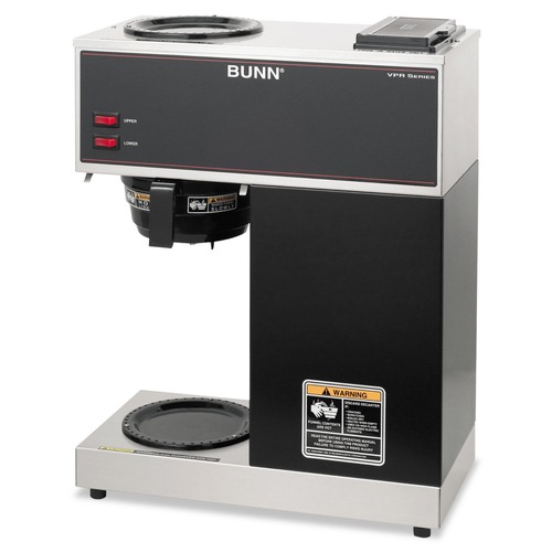 Just Launched | BUNN 33200.0000 2-Burner 12-Cup Pourover Coffee Brewer - Stainless Steel/Black image number 0