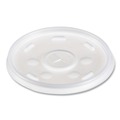 Just Launched | Dart 12SL 6 oz. to 14 oz. Plastic Lids for Foam Cups/Bowls/Containers - Translucent (1000/Carton) image number 0