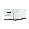 Storage Bins & Lids | Universal 9523001 12 in. x 15 in. x 10 in. Letter/Legal Files Basic-Duty Economy Record Storage Boxes - White (10/Carton) image number 0