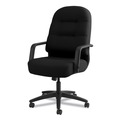 Office Chairs | HON H2091.H.CU10.T 17 in. - 21 in. Seat Height Pillow-Soft 2090 Series Executive High-Back Swivel/Tilt Chair Supports Up to 300 lbs. - Black image number 10