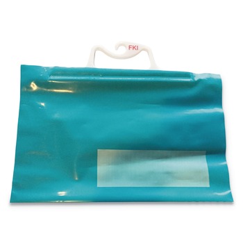 FireKing 517980 14 in. x 15 in. Prescription Organizing Bags for Medical Cabinet - Blue (50/Pack)