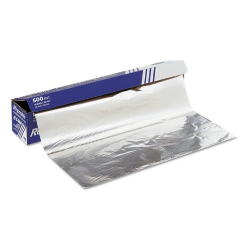 Food Wraps | Reynolds Wrap 614M 18 in. x 500 ft. Standard Gauge Metro Aluminum Foil Roll - Silver (1/Carton) image number 0