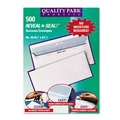 Envelopes & Mailers | Quality Park QUA67218 #10 Commercial Flap Self-Adhesive Closure 4.13 in. x 9.5 in. Reveal-N-Seal Envelope - White (500/Box) image number 2