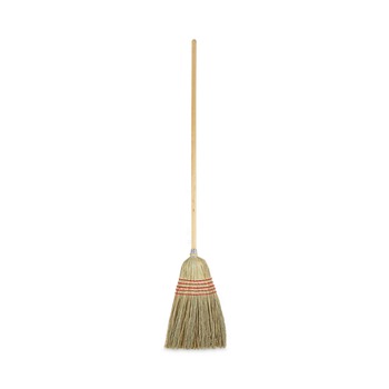 Boardwalk BWK926YCT 56 in. Yucca/Corn Fiber Bristles Parlor Broom - Natural (12/Carton)