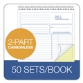 Retail Store Supplies | TOPS 4133 50 Forms Total Two-Part Carbonless 8.5 in. x 7.75 in. Bill for Services Rendered Book image number 2