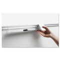 White Boards | MasterVision MA2794830 72 in. x 48 in. Ruled Magnetic Dry Erase Planning Board - White Lacquered Steel Surface, Silver Aluminum Frame image number 3