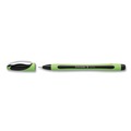 Pens | Schneider 190001 0.8 mm Xpress Fineliner Porous Point Stick Pen - Medium/Black Ink/Black/Green Barrel (10/Box) image number 3