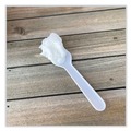 Cutlery | Boardwalk BWKTASTERSPOON Heavyweight Polypropylene Tasting Spoon Cutlery - White (3000/Carton) image number 4