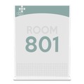 Office Presentation Supplies | Deflecto 590801 8.5 in. x 11 in. Insert Superior Image Double Sided Sign Holder - Clear image number 5