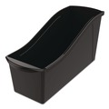 Boxes & Bins | Storex 70109E06C Large Book Bin,  2 gal, 5.3-in x 14.3-in x 7-in, Black, 6/Pack image number 1
