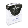 Stamps & Stamp Supplies | ACCUSTAMP2 035577 1.63 in. x 0.5 in. EMAILED Pre-Inked Shutter Stamp - Blue image number 0