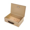 Retail Store Supplies | CONTROLTEK 500123 12.75 in. x 8.25 in. x 4 in. 1-Compartment Heavy Duty Fire Retardant Box - Sand image number 2