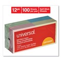 Sticky Notes & Post it | Universal UNV35669 3 in. x 3 in. Self-Stick Note Pads - Assorted Pastel Colors (12/Pack) image number 1