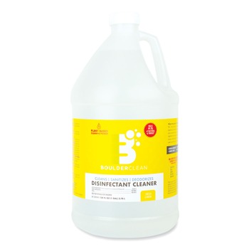 Boulder Clean 003137EA 128 oz. Bottle Disinfectant Cleaner - Lemon Scent