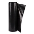 Trash Bags | Inteplast Group ECI385812K 38 in. x 58 in. 1.2 mil 60 gal Interleaved Roll Low-Density Commercial Can Liners - Black (10 Bags/Roll, 10 Rolls/Carton) image number 1