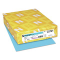 Cover & Cardstock | Astrobrights 22721 8.5 in. x 11 in. 65 lb Cover Weight Color Cardstock - Lunar Blue (250/Pack) image number 0
