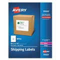 Labels | Avery 95920 8.5 in. x 11 in. Shipping Labels-Bulk Packs - White (250/Box) image number 0