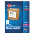 Labels | Avery 95920 8.5 in. x 11 in. Shipping Labels-Bulk Packs for Inkjet/Laser Printers - White (250/Box) image number 0