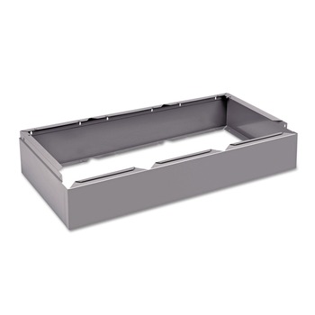 Tennsco CLB-3618-MGY 36 in. x 18 in. x 6 in. Three Wide Closed Locker Base - Medium Gray
