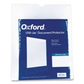 Sheet Protectors | Oxford 65008 Utili-Jac 5 in. x 8 in. Heavy-Duty Plastic Envelopes - Clear (50/Box) image number 0