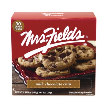 Green Rabbit 572231 1 oz. Indidually Wrapped Pack Cookies - Milk Chocolate Chip (30/Carton)