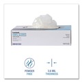 Disposable Gloves | Boardwalk BWK361SCT 3.6 mil 9.5 in. Long Powder-Free Exam Vinyl Gloves - Small, Clear (100/Box, 10 Boxes/Carton) image number 6