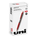 Pens | uni-ball 65942 Signo 0.7 mm Retractable Gel Pen - Red Ink/Silver/Red Barrel/Medium (1-Dozen) image number 0