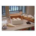 Food Trays, Containers, and Lids | SCT SCH 0989 12 in. x 12 in. x 6 in. Paper One-Piece Non-Window Bakery Boxes - White (50/Carton) image number 3