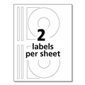 Labels | Avery 08962 DVD Film Labels - Matte White (20/Pack) image number 2