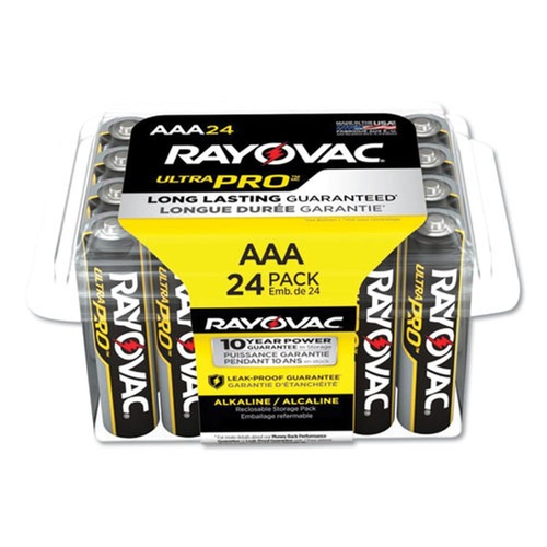 Batteries | Rayovac ALAAA-24PPJ Ultra Pro Alkaline AAA Batteries (24/Pack) image number 0