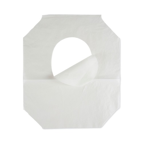 Just Launched | Boardwalk BWKK1000B 14.17 in. x 16.73 in. Premium Half-Fold Toilet Seat Covers - White (250/Sleeve, 4 Sleeves/Carton) image number 0