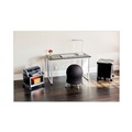Office Desks & Workstations | Safco 1943BLSL 47.25 in. x 24 in. x 28.75 in. Steel Desk - Black/Silver image number 4
