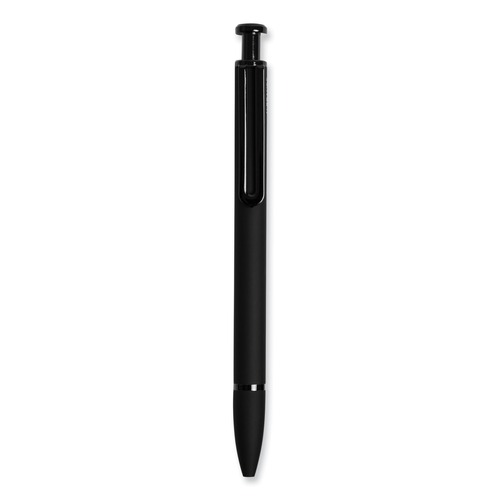 Pens | U Brands 3786U01-24 Monterey Soft Touch 1 mm Retractable Ballpoint Pen - Black Ink/Midnight Barrel/Medium (12/Pack) image number 0