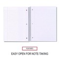 Notebooks & Pads | Universal UNV66614 10.5 in. x 8 in. 1-Subject Medium/College Rule Wirebound Notebook - Assorted Cover Colors (4/Pack) image number 9