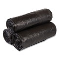  | Inteplast Group VALH3860K22 High-Density 60 Gallon 38 in. x 58 in. Commercial Can Liners - Black (150/Carton) image number 2