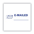 Stamps & Stamp Supplies | ACCUSTAMP2 035577 1.63 in. x 0.5 in. EMAILED Pre-Inked Shutter Stamp - Blue image number 2