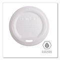 Labor Day Sale | Eco-Products EP-ECOLID-W 10 - 20 oz. EcoLid Renewable/Compostable Hot Cup Lid - White (800/Carton) image number 3