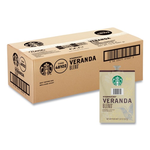 Coffee | FLAVIA 48102 Starbucks Coffee Freshpack - Veranda Blend (76/Carton) image number 0