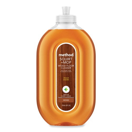 Cleaning & Janitorial Supplies | Method 817939005620 Squirt plus Mop 25 oz Squirt Bottle Wood Floor Cleaner - Almond Scent image number 0